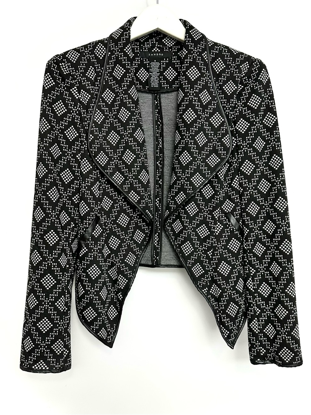 Sandro soft crop blazer